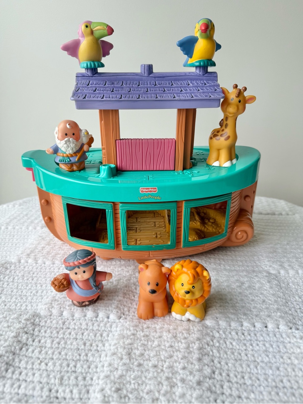 Vintage Fisher-Price Little People Noah's Ark playset